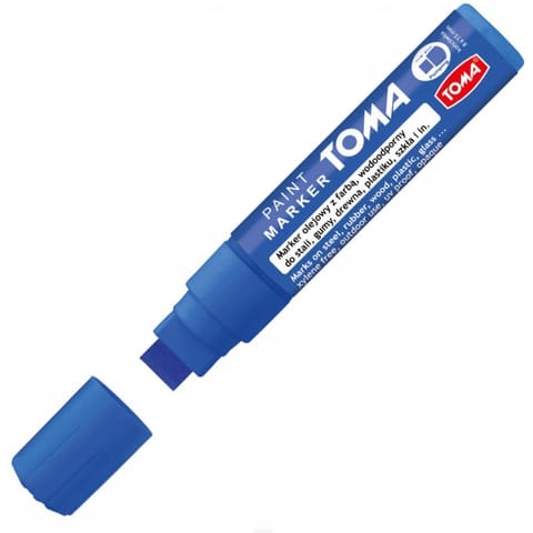 ⁨Marker olejowy JUMBO niebieski 15x8mm TO-443 TOMA⁩ w sklepie Wasserman.eu