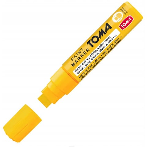 ⁨Marker olejowy JUMBO żółty 15x8mm TO-443 TOMA⁩ w sklepie Wasserman.eu
