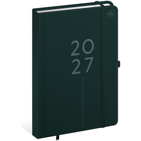 ⁨Kalendarz książkowy 2027 A5 384 Mat+UV Elegance INTERDRUK⁩ w sklepie Wasserman.eu