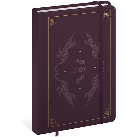 ⁨Kalendarz książkowy 2027 B6 192 Metallic Satin INTERDRUK⁩ w sklepie Wasserman.eu