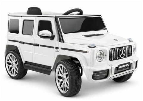 ⁨Auto Na Akumulator Mercedes G63 S306-1 Biały⁩ w sklepie Wasserman.eu