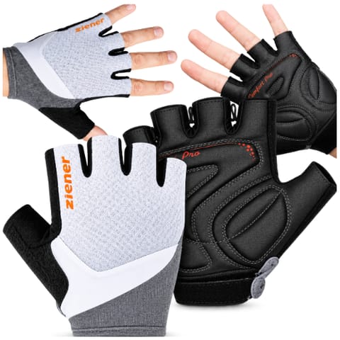 ⁨ZIENER RĘKAWICZKI DAMSKIE SPORTOWE ROWER SIŁOWNIA FITNESS rozmiar 6,5⁩ w sklepie Wasserman.eu