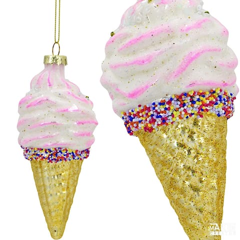⁨BOMBKA FORMÓWKA SZKLANA ICE CREAM 13,5CM MICA⁩ w sklepie Wasserman.eu