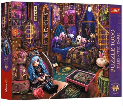 ⁨Puzzle 1000 Gotycka lalka TREFL⁩ w sklepie Wasserman.eu