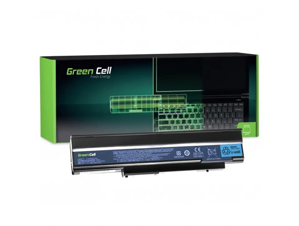 ⁨GREEN CELL AC12 BATTERY FOR ACER ASPIRE AS09C31 AS09C71 AS09C754400MAH 11.1V⁩ at Wasserman.eu