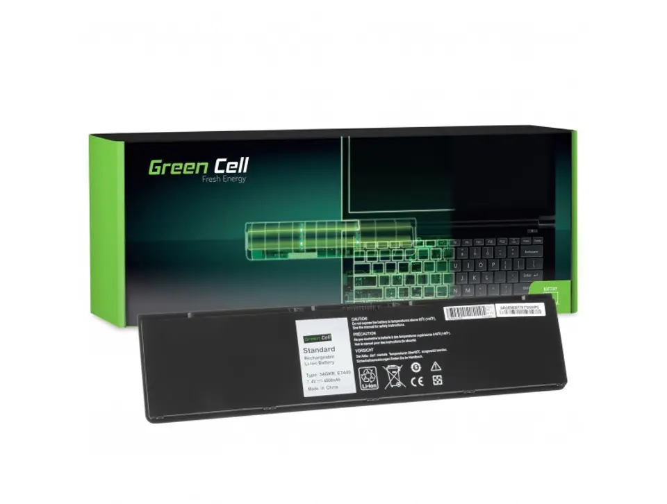 ⁨GREEN CELL BATERIA DE93 DO DELL LATITUDE E7440 4500MAH 7.4V⁩ w sklepie Wasserman.eu