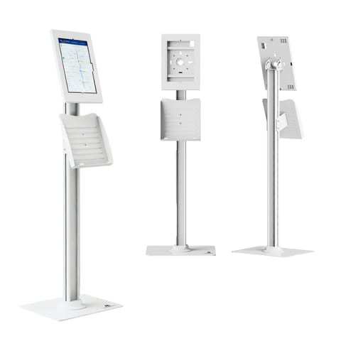 ⁨Uchwyt reklamowy do tabletu Maclean, z blokadą. 10.9"-11", iPad Air/ Pro, Samsung Tab A&S Series, 220x323x22mm, MC-960 W⁩ w sklepie Wasserman.eu