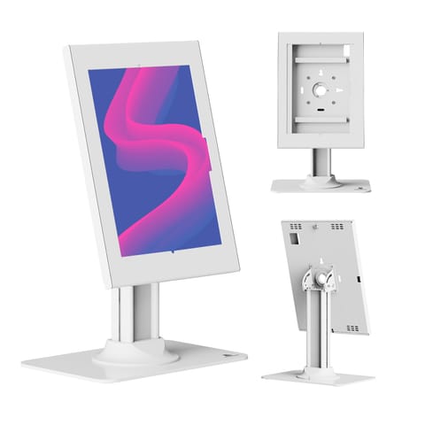⁨Uchwyt reklamowy do tabletu Maclean, z blokadą. 12.4"-13", iPad Air/ Pro, Samsung Tab S10+/S9+/S8+/S7+, 257x350x22mm, MC-958 W⁩ w sklepie Wasserman.eu