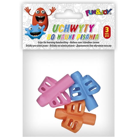 ⁨Uchwyt do nauki pisania silikonowy (3 sztuki) 480256 TITANUM⁩ w sklepie Wasserman.eu