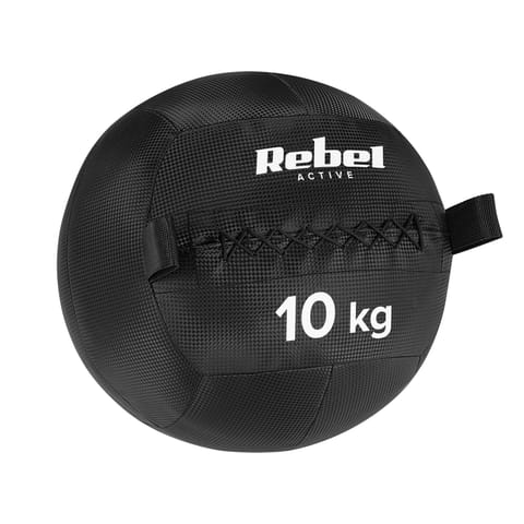 ⁨Piłka lekarska do ćwiczeń fitness, rehabilitacyjna, 10kg, REBEL ACTIVE⁩ w sklepie Wasserman.eu
