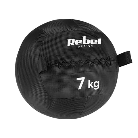 ⁨Piłka lekarska do ćwiczeń fitness, rehabilitacyjna, 7kg, REBEL ACTIVE⁩ w sklepie Wasserman.eu