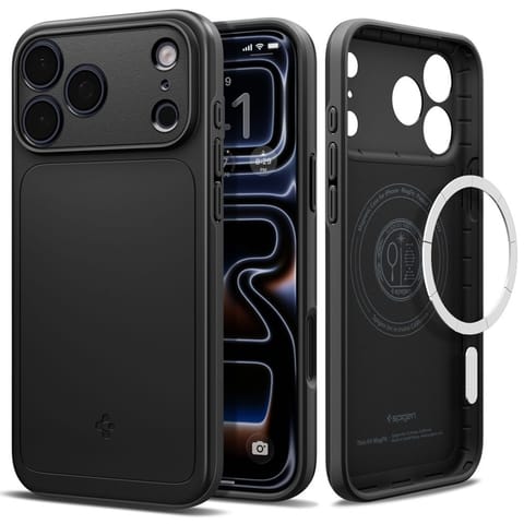 ⁨Spigen Thin Fit Mag MagSafe - Etui do iPhone 18 Pro Max / 17 Pro Max (Black)⁩ w sklepie Wasserman.eu