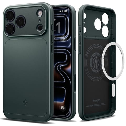 ⁨Spigen Thin Fit Mag MagSafe - Etui do iPhone 18 Pro Max / 17 Pro Max (Abyss Green)⁩ w sklepie Wasserman.eu
