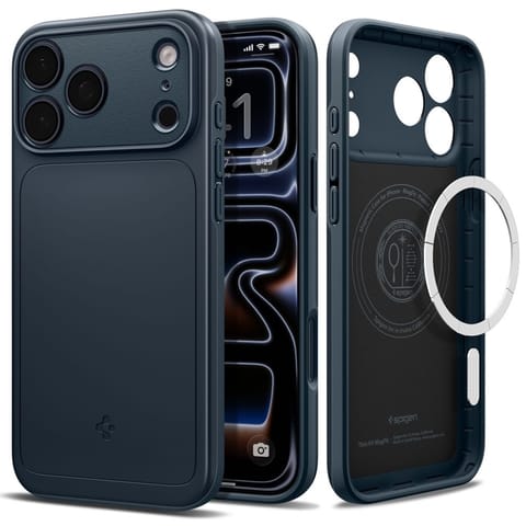 ⁨Spigen Thin Fit Mag MagSafe - Etui do iPhone 18 Pro Max / 17 Pro Max (Metal Slate)⁩ w sklepie Wasserman.eu