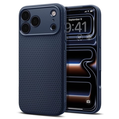 ⁨Spigen Liquid Air - Etui do iPhone 18 Pro Max / 17 Pro Max (Navy Blue)⁩ w sklepie Wasserman.eu
