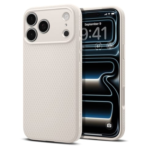 ⁨Spigen Liquid Air - Etui do iPhone 18 Pro Max / 17 Pro Max (Natural Titanium)⁩ w sklepie Wasserman.eu