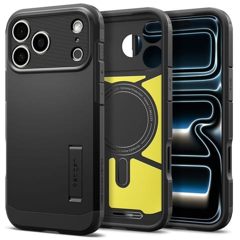⁨Spigen Tough Armor T Mag MagSafe - Etui do iPhone 18 Pro Max / 17 Pro Max (Black)⁩ w sklepie Wasserman.eu