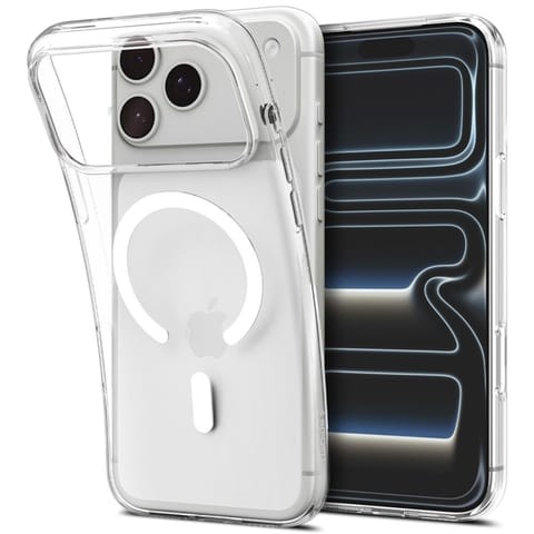⁨Spigen Liquid Crystal Mag MagSafe - Etui do iPhone 18 Pro Max / 17 Pro Max (Clear/White)⁩ w sklepie Wasserman.eu