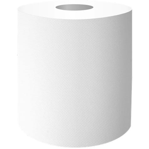 ⁨Ręcznik czyściwo białe MAXI 800 (2 rolki) 24,5cm 2w 100% celuloza perforacja 7132 PUFFO⁩ w sklepie Wasserman.eu