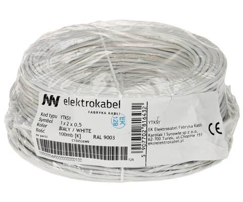 ⁨KABEL TELEFONICZNY YTKSY-1X2X0.5/EK⁩ w sklepie Wasserman.eu