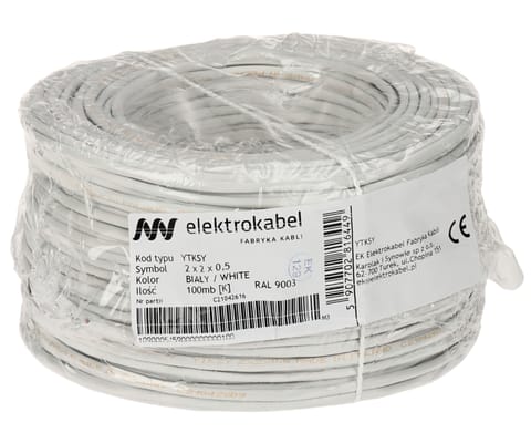 ⁨KABEL TELEFONICZNY YTKSY-2X2X0.5/EK⁩ w sklepie Wasserman.eu
