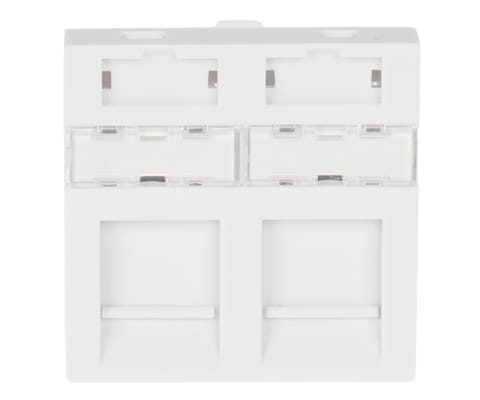 ⁨GNIAZDO MODULARNE KEYSTONE SXF-M-2-45-WH-P SOLARIX⁩ w sklepie Wasserman.eu
