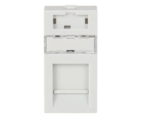 ⁨GNIAZDO MODULARNE KEYSTONE SXF-M-1-22.5-WH SOLARIX⁩ w sklepie Wasserman.eu