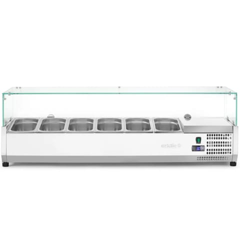 ⁨Extension with refrigerated display case 6 x GN 1/3 width 140cm - Hendi 232972⁩ at Wasserman.eu