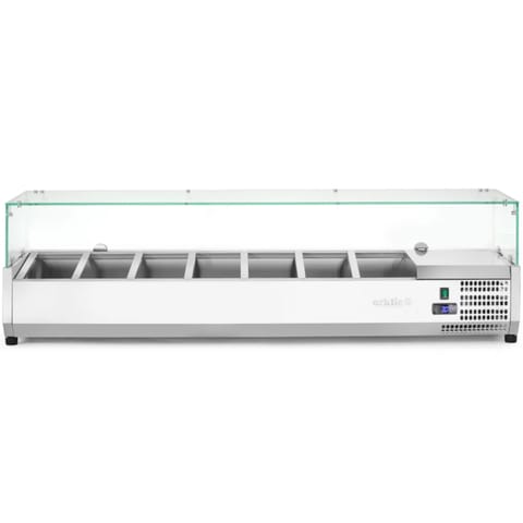 ⁨Extension with refrigerated display case 7 x GN 1/3 width 160cm - Hendi 232989⁩ at Wasserman.eu