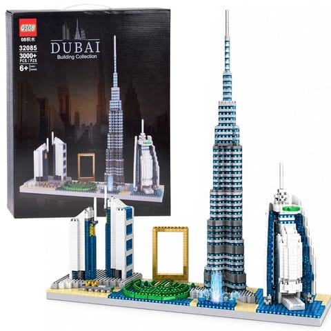 ⁨Klocki konstrukcyjne Wieżowce Dubaj - słynne budowle miasta 3000+ele ZA6269⁩ w sklepie Wasserman.eu