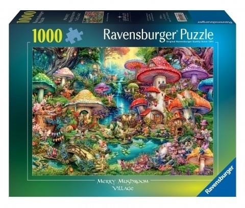 ⁨Puzzle 1000 Wioska grzybów⁩ w sklepie Wasserman.eu