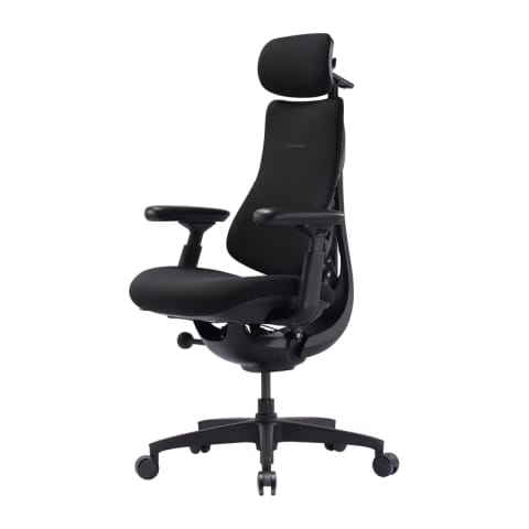 ⁨Krzesło ergonomiczne LiberNovo Omni SE 45cm (czarne)⁩ w sklepie Wasserman.eu