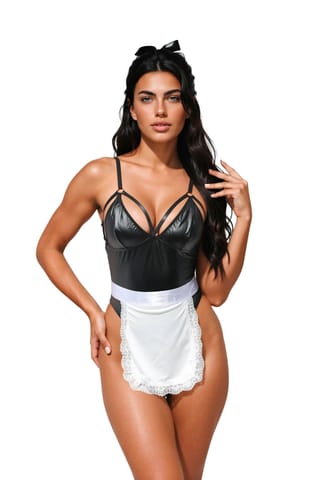 ⁨Body and hairband 110918 black (kolor czarny, rozmiar S/M)⁩ w sklepie Wasserman.eu