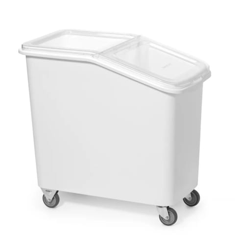 ⁨Container catering trolley for loose products sugar groats rice on wheels 81 l - Hendi 877913⁩ at Wasserman.eu