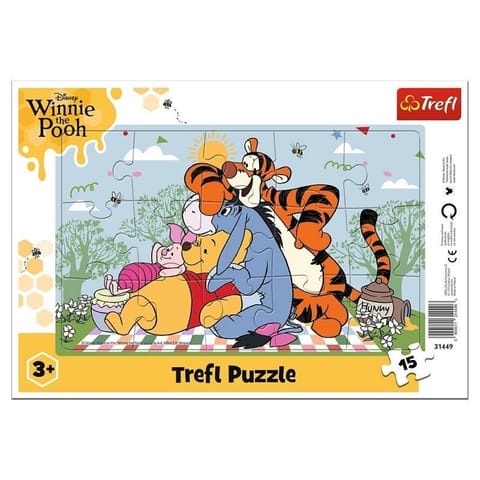 ⁨Puzzle ramkowe Puchatkowe sprawy TREFL⁩ w sklepie Wasserman.eu
