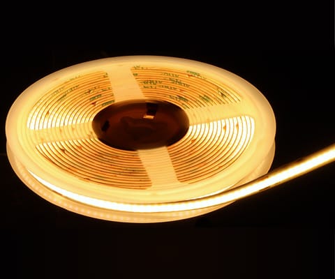 ⁨TAŚMA LED LED-COB-24V/8W-WW/5M-ECO - 3000 K MW Lighting⁩ w sklepie Wasserman.eu