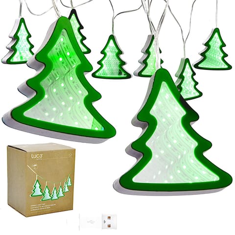 ⁨LAMPKI GIRLANDA ŚWIELTNA LED CHOINKI NA USB LUCA⁩ w sklepie Wasserman.eu