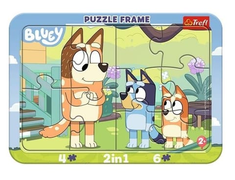 ⁨Puzzle 2w1 Ramkowe Baby Bluey i Bingo⁩ w sklepie Wasserman.eu