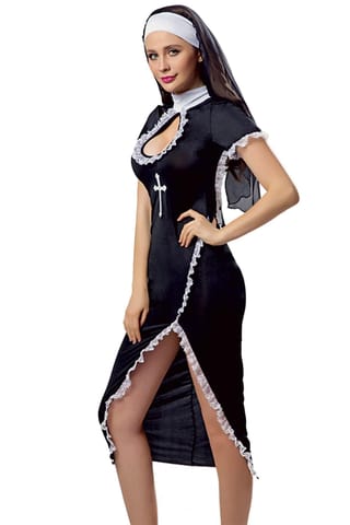 ⁨3-Piece Black Religious Outfit (One Size) (kolor czarny, rozmiar one size)⁩ w sklepie Wasserman.eu
