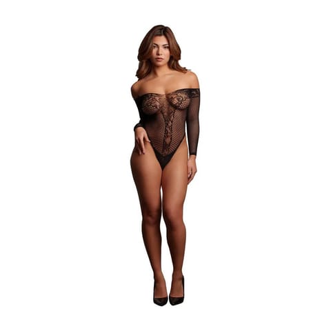 ⁨Matilda - Lace Body - One Size - Black (kolor czarny, rozmiar one size)⁩ w sklepie Wasserman.eu