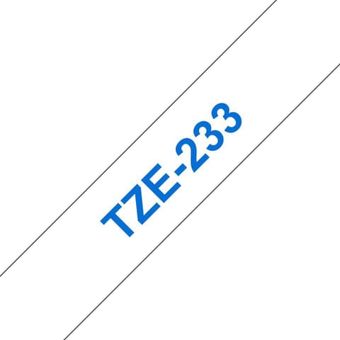 ⁨Brother Tape Blue on White 12mm⁩ w sklepie Wasserman.eu