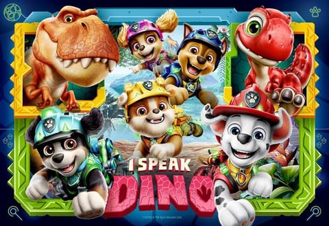 ⁨Puzzle dla dzieci 2D: Psi Patrol Dino Movie 35el⁩ w sklepie Wasserman.eu