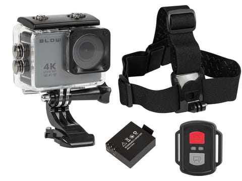⁨Kamera sportowa ACTION CAMERA GoPro4U 4K + akumulator + opaska nagłowna⁩ w sklepie Wasserman.eu