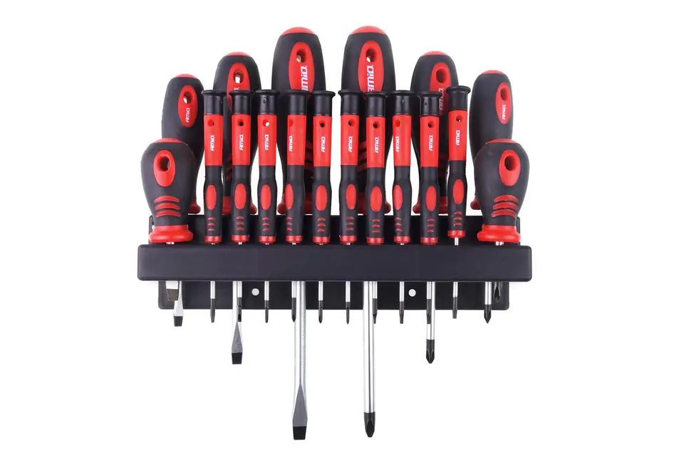 ⁨Set of screwdrivers with hanger cr-v, 18 pcs⁩ at Wasserman.eu