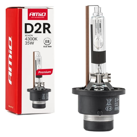 ⁨Żarówka ksenonowa żarnik xenon d2r 4300k amio premium amio-01970⁩ w sklepie Wasserman.eu