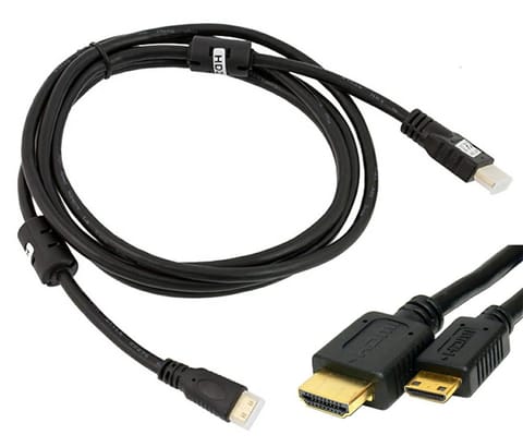 ⁨HD21 hdmi - mini hdmi cable 1.4 2m⁩ at Wasserman.eu