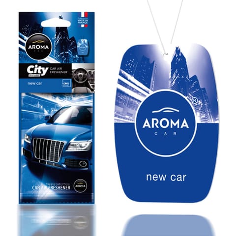 ⁨Odświeżacz powietrza aroma car city card new car⁩ w sklepie Wasserman.eu