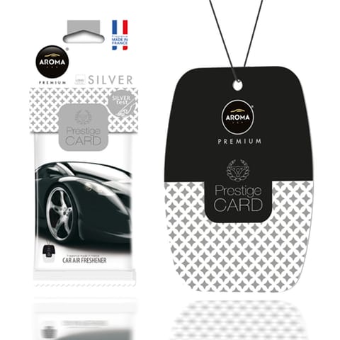 ⁨Aroma prestige card silver air freshener⁩ at Wasserman.eu
