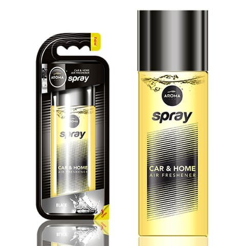 ⁨Odświeżacz powietrza aroma spray black⁩ w sklepie Wasserman.eu