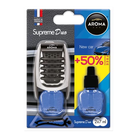 ⁨Aroma supreme duo air freshener new car⁩ at Wasserman.eu